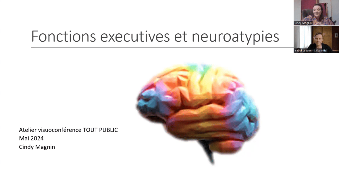 fonctions executives TND replay Webinaire sur les fonctions exécutives pour les adultes TND